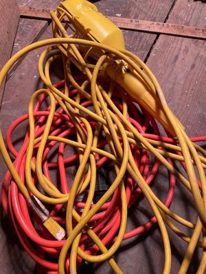 Vintage tools and extension cord