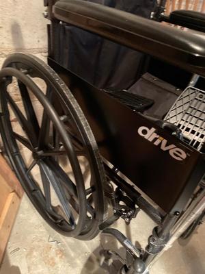 drive wheelchair and cane
