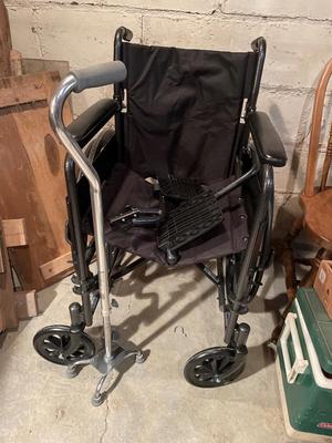 drive wheelchair and cane