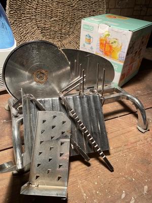 Meat, slicer, juicer, humidifier, heater
