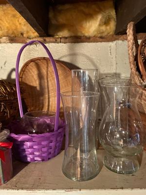 Baskets and vases