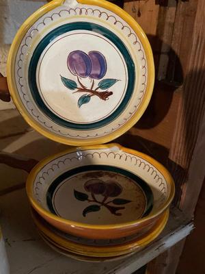 Stangl pottery with fruit motif