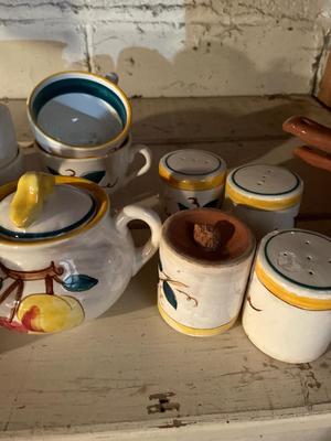Stangl pottery with fruit motif