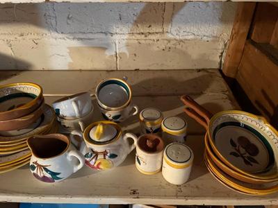 Stangl pottery with fruit motif