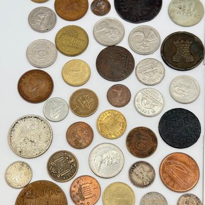 LOT 458J: Collection of Various Foreign Coins