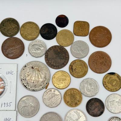 LOT 458J: Collection of Various Foreign Coins