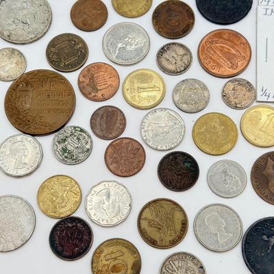 LOT 458J: Collection of Various Foreign Coins