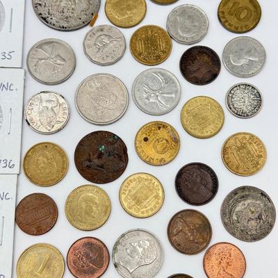LOT 458J: Collection of Various Foreign Coins