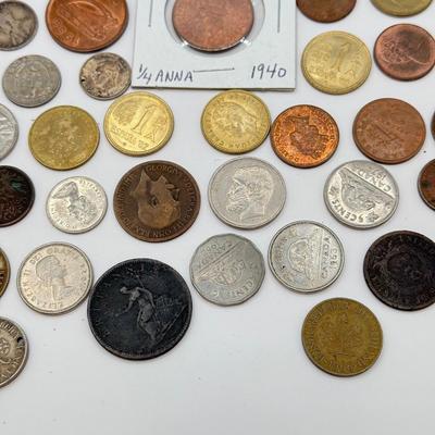 LOT 458J: Collection of Various Foreign Coins