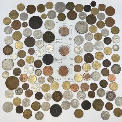 LOT 458J: Collection of Various Foreign Coins