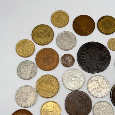 LOT 458J: Collection of Various Foreign Coins