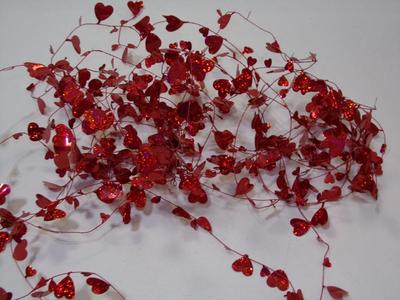 Lot of Valentine decorations, it comes around every year!