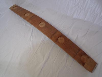 Charred barrel stay candle holder for 5