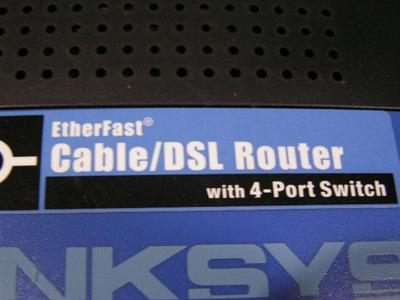 CISCO LINKSYS EtherFast Cable/DSL Router w/ 4-Port Switch