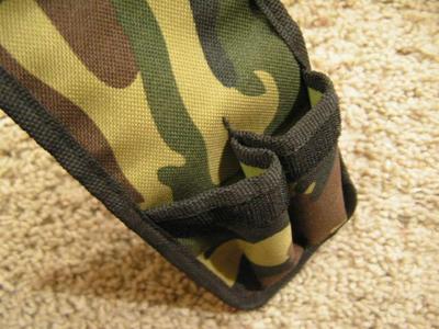 Belt pack/pouch. 2 pockets & velcro cover flap.