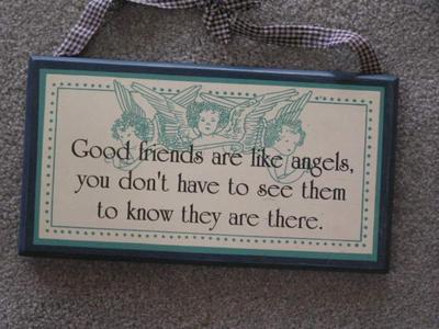 Wall décor. Good Friends . . .