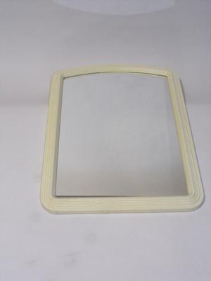 Framed vanity mirror, about 22"x16". over all