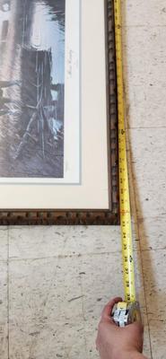 3 large framed prints