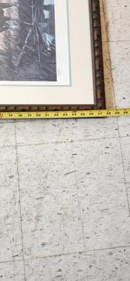 3 large framed prints
