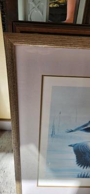 3 large framed prints