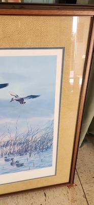 3 large framed prints