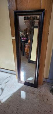Long framed mirror