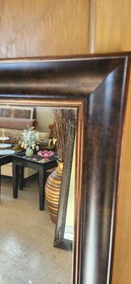 Long framed mirror