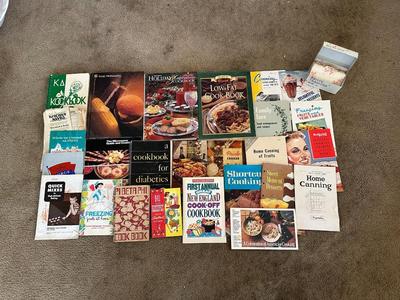 COOK BOOKS AND RECIPE PAMPHLETS