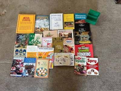 COOK BOOKS AND RECIPE PAMPHLETS