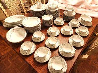 Lot #43 Service for 12 - Fine China Set Noritake Fairmont Pattern - retired