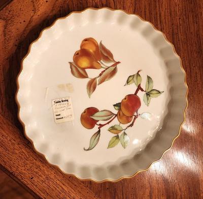 Lot #50 Lot of 2 China Tart/Quiche pans - Royal Worcester