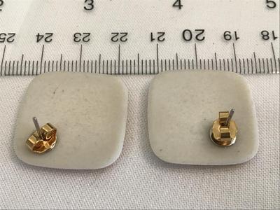 Vintage Porcelain Earrings 1987 Avon