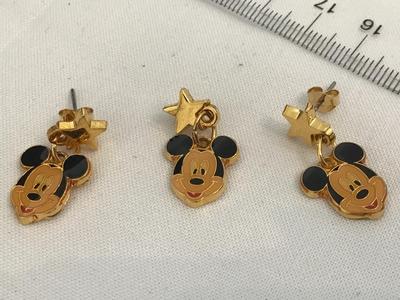 Disney Earrings and Necklace Pendant