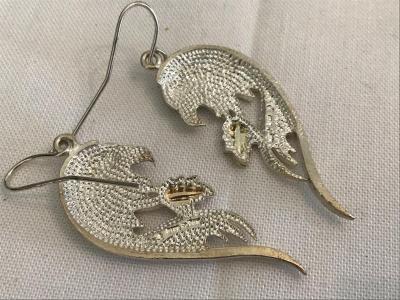 Sterling And 12 Kt Silver Eagle Black hills Gold Marked