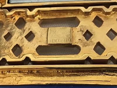 Rare Tracy Porter Blue Glass Statement Bracelet