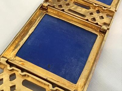 Rare Tracy Porter Blue Glass Statement Bracelet