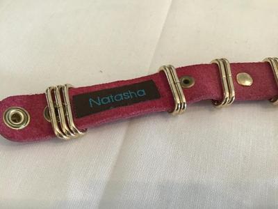 Natasha Pink Snap Bracelet
