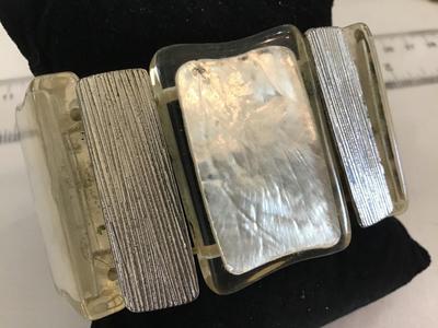 Wide Chunky Clear Mix Bracelet