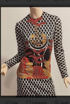 Btg Cirette 60-70s Maxi wild Flower dress