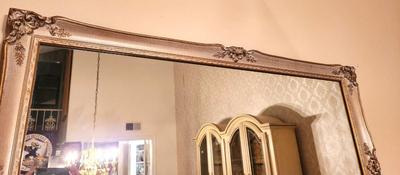 Lot #55 Vintage Wall Mirror - Nicely carved frame