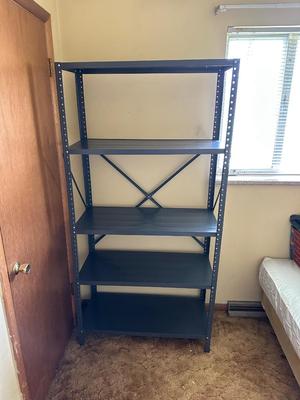 2 METAL SHELFS