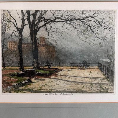 Framed Art: "Heidelberg Terrace, Germany"