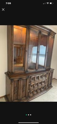 China Hutch Lighted