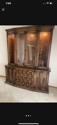 China Hutch Lighted