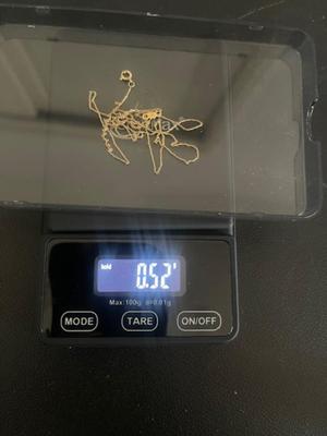 14 K Chain .52g