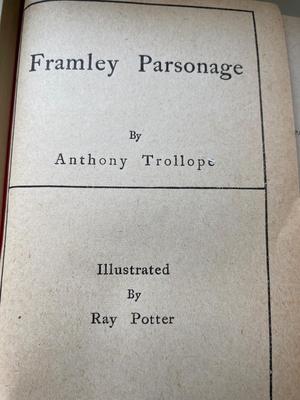 Two leather bound books and variety of vintage