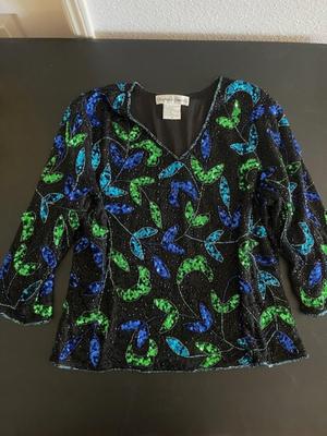 Vintage Sequin and Bead Sweater