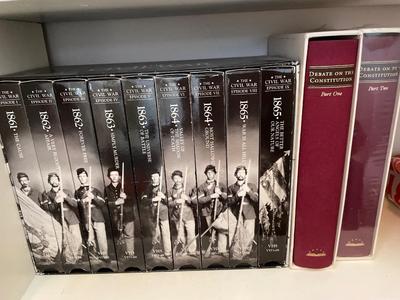 Civil War, VHS and Death on the Constitution books