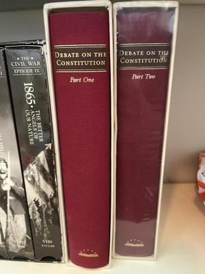 Civil War, VHS and Death on the Constitution books