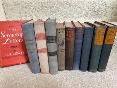 Collection of Sinclair Lewis books